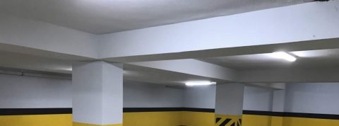 Kapalı Otopark Tavan Boyama Uygulaması - Görkem Trafik 1. Sınıf Hizmet