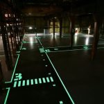 Fabrika Yol Çizgi Fosforlu Boya Uygulaması - 1. Sınıf İSG İşaretlemeleri