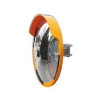 Trafik Güvenlik Aynası 60 cm ve 2.5 m Galvaniz Flanşlı Direk Set