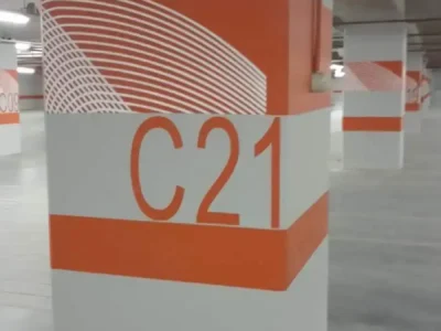 Görkem Trafik Profesyonel Otopark Kolon Boyama ve Numaralandırma Hizmeti.