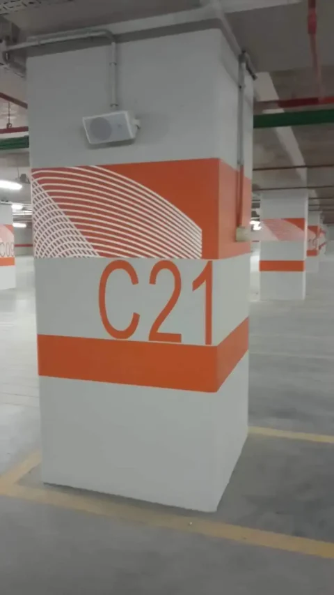 Görkem Trafik Profesyonel Otopark Kolon Boyama ve Numaralandırma Hizmeti.