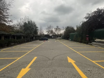 Görkem Trafik açık otopark uygulamaları zemin çalışması