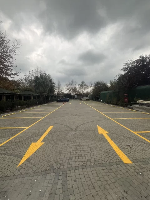 Görkem Trafik açık otopark uygulamaları zemin çalışması