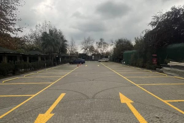 Görkem Trafik açık otopark uygulamaları zemin çalışması