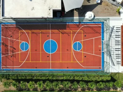 Görkem Trafik Profesyonel Basketbol Sahası Boyama Uygulaması