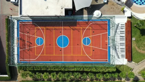 Görkem Trafik Profesyonel Basketbol Sahası Boyama Uygulaması