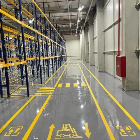 Görkem Trafik fabrika iş güvenliği çizgileri ve İSG uygulaması