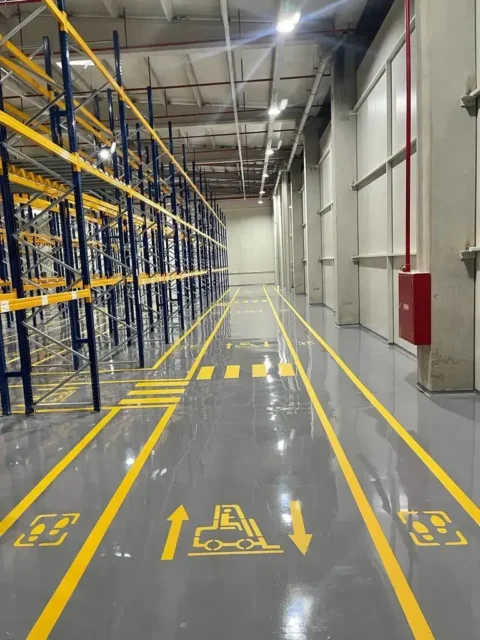 Görkem Trafik fabrika iş güvenliği çizgileri ve İSG uygulaması